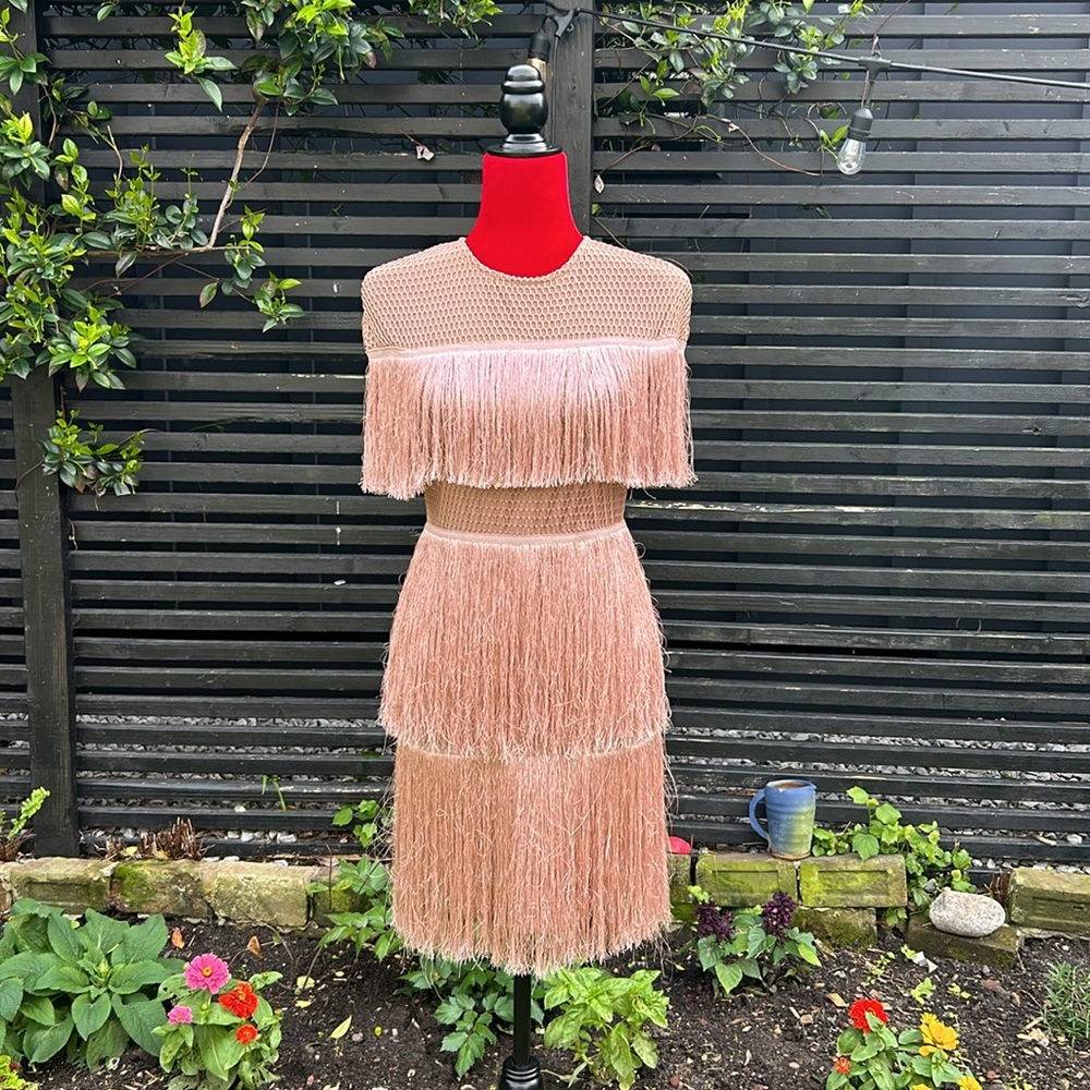 On The Fringe Rocker Dress S/M